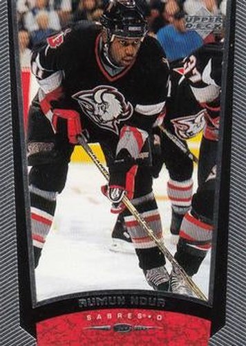 #229 Rumun Ndur - Buffalo Sabres - 1998-99 Upper Deck Hockey