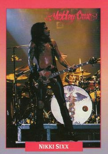 #229 Nikki Sixx - 1991 Brockum Rock Cards