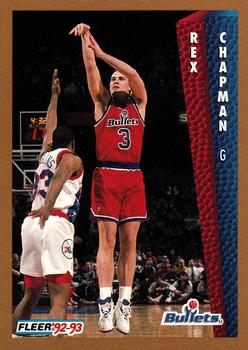 #229 Rex Chapman - Washington Bullets - 1992-93 Fleer Basketball