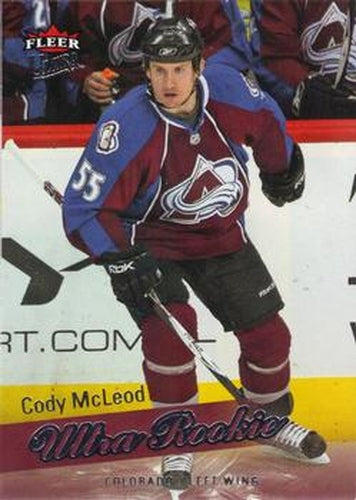 #229 Cody McLeod - Colorado Avalanche - 2008-09 Ultra Hockey