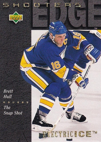 #229 Brett Hull - St. Louis Blues - 1994-95 Upper Deck Hockey - Electric Ice