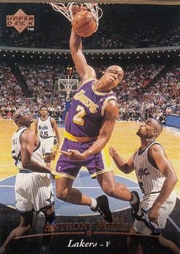 #229 Anthony Miller - Los Angeles Lakers - 1995-96 Upper Deck Basketball