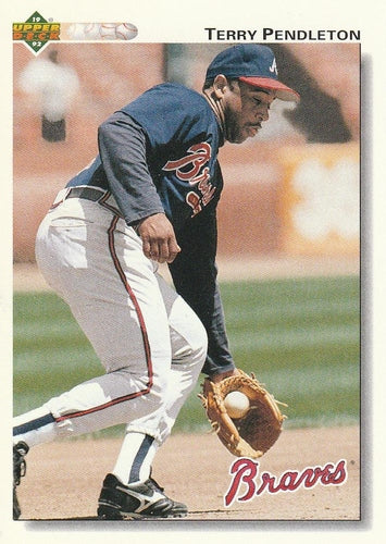 #229 Terry Pendleton - Atlanta Braves - 1992 Upper Deck Baseball