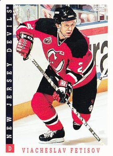 #229 Viacheslav Fetisov - New Jersey Devils - 1993-94 Score Canadian Hockey