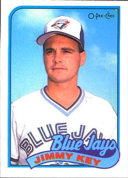 #229 Jimmy Key - Toronto Blue Jays - 1989 O-Pee-Chee Baseball