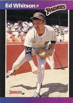 #229 Ed Whitson - San Diego Padres - 1989 Donruss Baseball