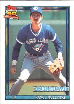 #229 Rance Mulliniks - Toronto Blue Jays - 1991 O-Pee-Chee Baseball