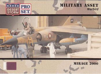 #229 Mirage 2000 - 1991 Pro Set Desert Storm