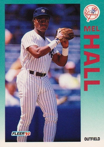 #229 Mel Hall - New York Yankees - 1992 Fleer Baseball
