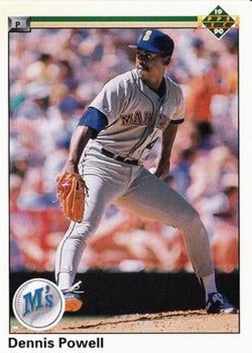 #229 Dennis Powell - Seattle Mariners - 1990 Upper Deck Baseball