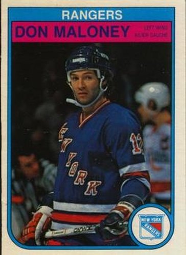 #229 Don Maloney - New York Rangers - 1982-83 O-Pee-Chee Hockey