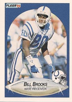 #229 Bill Brooks - Indianapolis Colts - 1990 Fleer Football