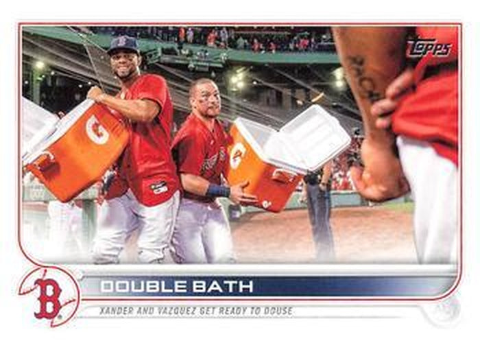 #229 Double Bath - Boston Red Sox - 2022 Topps Baseball