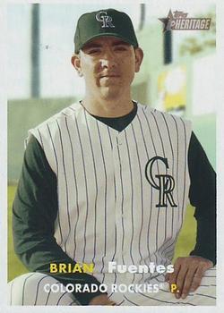 #229 Brian Fuentes - Colorado Rockies - 2006 Topps Heritage Baseball