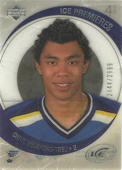 #229 Chris Beckford-Tseu - St. Louis Blues - 2005-06 Upper Deck Ice Hockey
