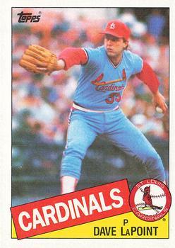 #229 Dave LaPoint - St. Louis Cardinals - 1985 Topps Baseball