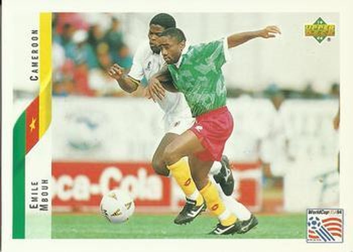 #229 Emile M'Bouh - Cameroon - 1994 Upper Deck World Cup Contenders English/Spanish Soccer