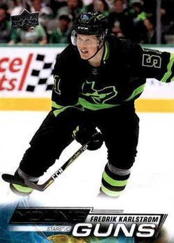 #229 Fredrik Karlstrom - Dallas Stars - 2022-23 Upper Deck Hockey