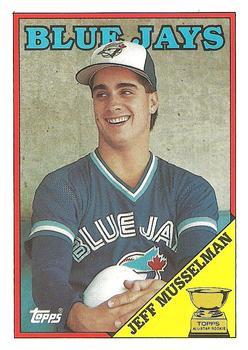 #229 Jeff Musselman - Toronto Blue Jays - 1988 Topps Baseball