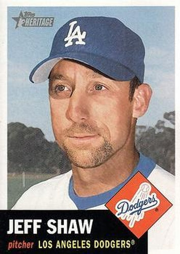 #229 Jeff Shaw - Los Angeles Dodgers - 2002 Topps Heritage Baseball