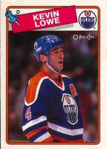 #229 Kevin Lowe - Edmonton Oilers - 1988-89 O-Pee-Chee Hockey