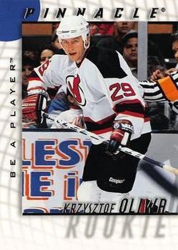 #229 Krzysztof Oliwa - New Jersey Devils - 1997-98 Pinnacle Be a Player Hockey