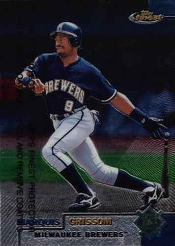 #229 Marquis Grissom - Milwaukee Brewers - 1999 Finest Baseball