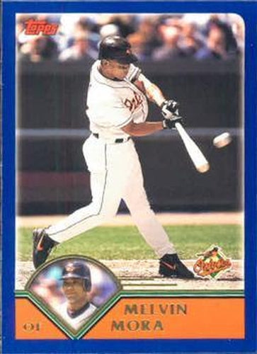 #229 Melvin Mora - Baltimore Orioles - 2003 Topps Baseball