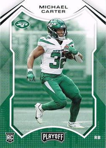 #229 Michael Carter - New York Jets - 2021 Panini Playoff Football
