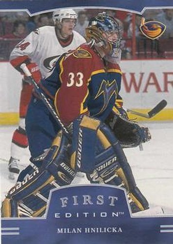 #229 Milan Hnilicka - Atlanta Thrashers - 2002-03 Be a Player First Edition Hockey