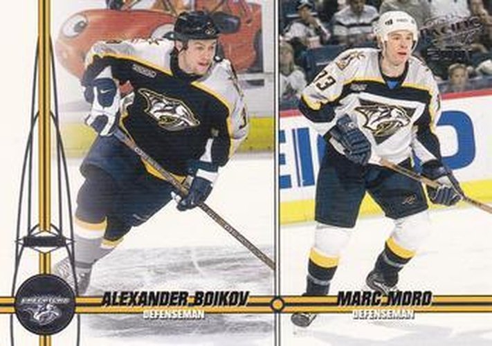 #229 Alexander Boikov / Marc Moro - Nashville Predators - 2000-01 Pacific Hockey