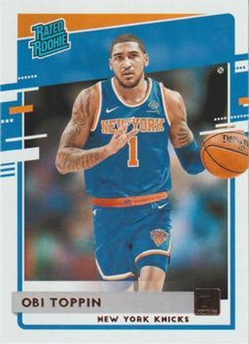 #229 Obi Toppin - New York Knicks - 2020-21 Donruss Basketball