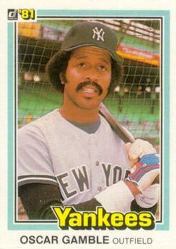 #229 Oscar Gamble - New York Yankees - 1981 Donruss Baseball