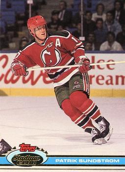 #229 Patrik Sundstrom - New Jersey Devils - 1991-92 Stadium Club Hockey