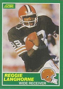 #229 Reggie Langhorne - Cleveland Browns - 1989 Score Football