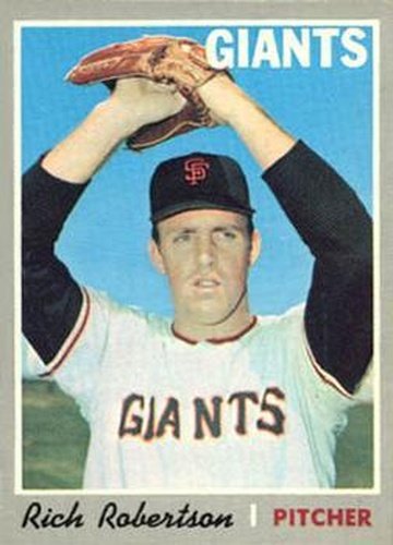 #229 Rich Robertson - San Francisco Giants - 1970 Topps Baseball