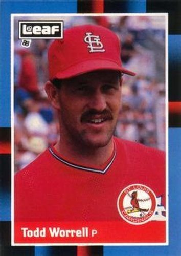 #229 Todd Worrell - St. Louis Cardinals - 1988 Leaf Baseball