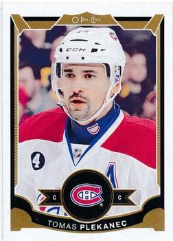 #229 Tomas Plekanec - Montreal Canadiens - 2015-16 O-Pee-Chee Hockey