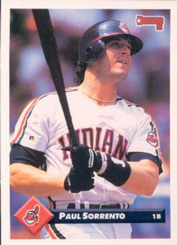 #229 Paul Sorrento - Cleveland Indians - 1993 Donruss Baseball