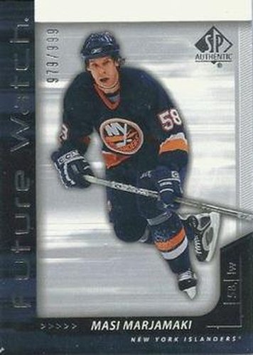 #229 Masi Marjamaki - New York Islanders - 2006-07 SP Authentic Hockey