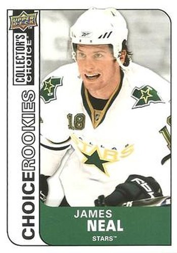 #229 James Neal - Dallas Stars - 2008-09 Collector's Choice Hockey