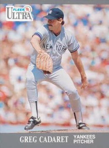 #229 Greg Cadaret - New York Yankees - 1991 Ultra Baseball
