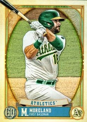 #229 Mitch Moreland - Oakland Athletics - 2021 Topps Gypsy Queen Baseball