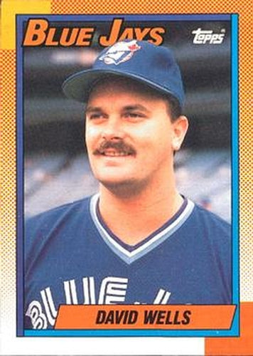 #229 David Wells - Toronto Blue Jays - 1990 O-Pee-Chee Baseball