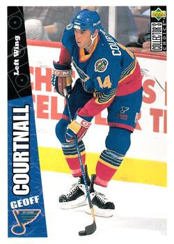 #229 Geoff Courtnall - St. Louis Blues - 1996-97 Collector's Choice Hockey