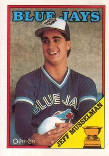 #229 Jeff Musselman - Toronto Blue Jays - 1988 O-Pee-Chee Baseball