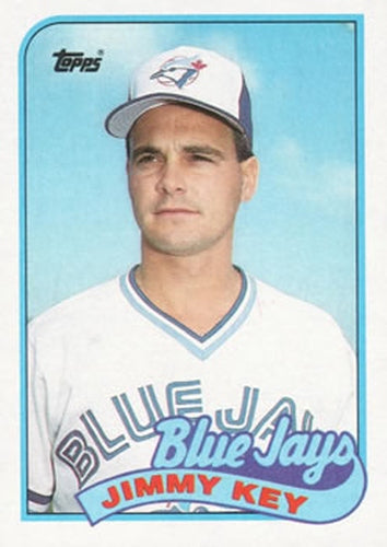 #229 Jimmy Key - Toronto Blue Jays - 1989 Topps Baseball