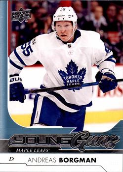 #229 Andreas Borgman - Toronto Maple Leafs - 2017-18 Upper Deck Hockey