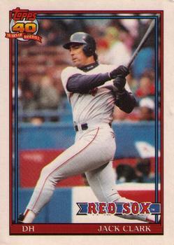 #22T Jack Clark - Boston Red Sox - 1991 Topps Traded Baseball