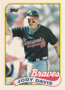 #22T Jody Davis - Atlanta Braves - 1989 Topps Traded Baseball